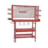 【SAR17】super heavy  Extended Mobile Part Storage Cage