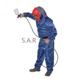 【SAR06】LOGO  anti static carbon fibre Washable Painting Coverall,Individual Protection