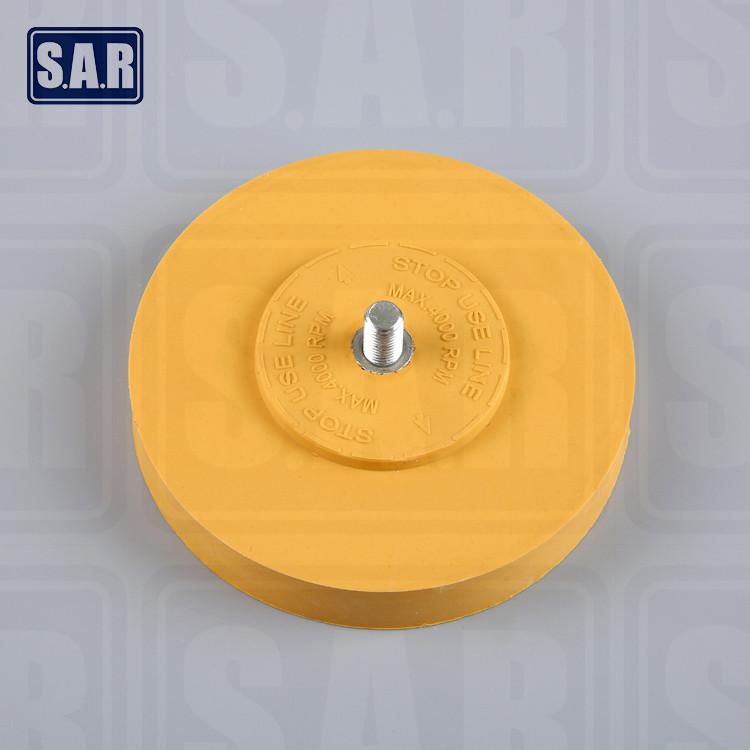 【REPA】4 inch  Eraser Rubber wheel Pinstripe Eraser Pad /Adhesive eraser pad