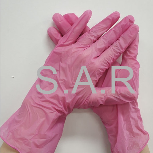 【GLOVE-5】Disposable Pink PVC Gloves