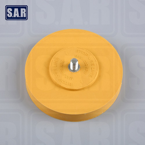 【REPA】4 inch  Eraser Rubber wheel Pinstripe Eraser Pad /Adhesive eraser pad