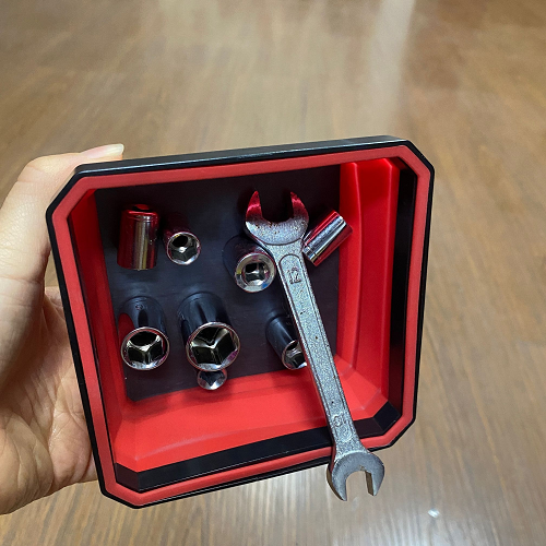 Magnetic Collapsible Foldable Tray for Small Parts and Tools