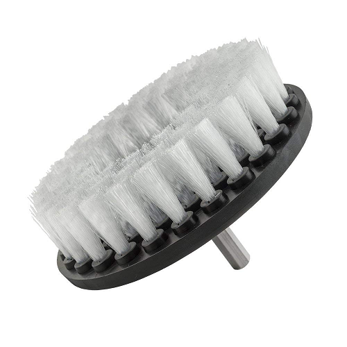 【SARGCB】1 Pack Gray Carpet Brush with Drill Attachment 